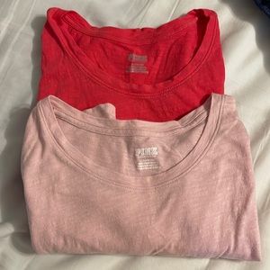 Set of two Victoria’s Secret Pink tees
